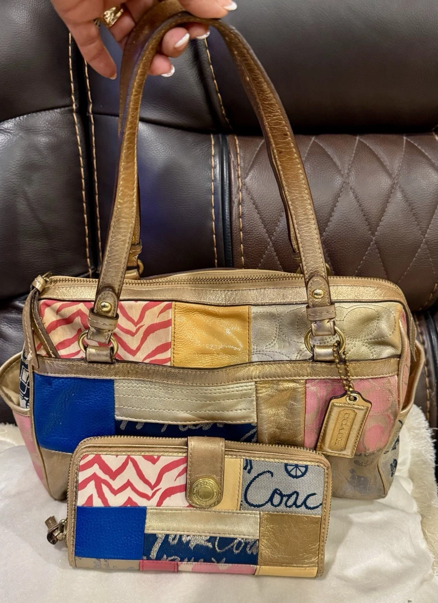 Coach Patchwork Shoulder Bag Exterior Bags & Handbags for Women