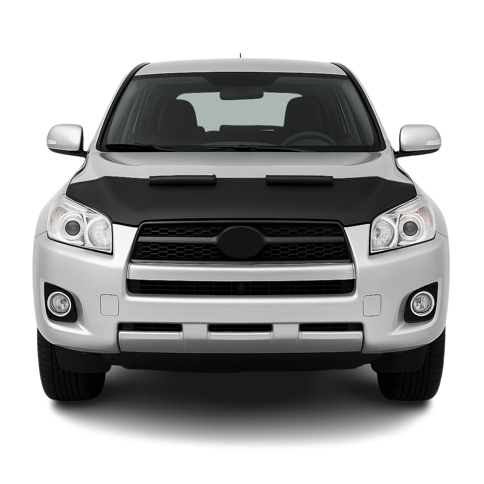 Protège capot pour Toyota RAV4 2009-2012 en vinyle noir premium