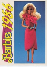 1991 Action/Panini Another First For Barbie 1986 #136 Barbie Fashion Fun Fashion