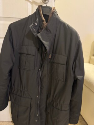 90s Ermenegildo Zegna Italy製　Jacket Ermenegildo Zegna Suede Safari Jacket: Vintage Italian Leather