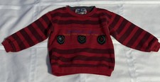 Vintage Bugle Boy Sweatshirt Youth Boys Size Medium 5 Red