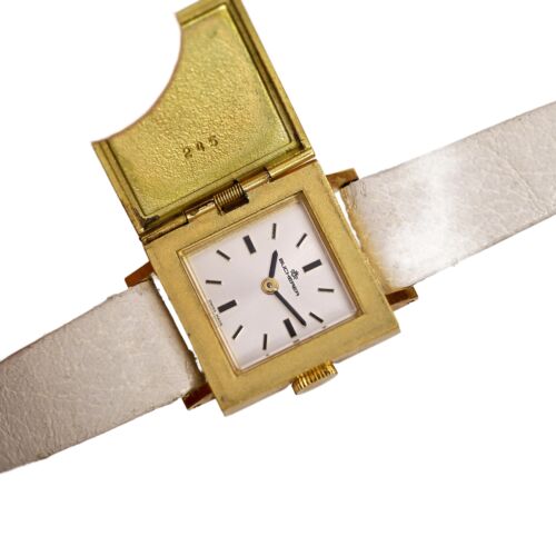 Bucherer Vintage 1970s Ladies Enamel Rose Dial Swiss Made 25mm 24510101 - Picture 7 of 10