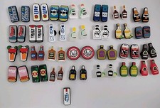 Jibbitz Shoe Charms Sockets Beer Alcohol Cocktails Drinks Adult Button Lot Of 57