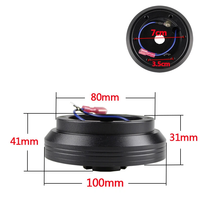 Steering Wheel Short Hub Adapter Kit Fit For Subaru Impreza WRX 99-07 / Legacy Foto 3 de 4