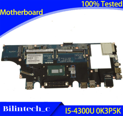 FOR DELL Latitude E7240 Motherboard Supports I5-4300U 0K3P5K VAZ50 LA-9431P 