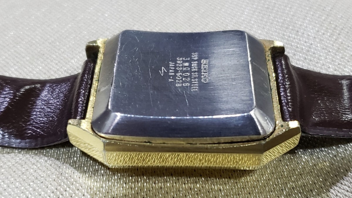 VINTAGE SEIKO 3923-502B VFA DAY DATE MENS WATCH - NON