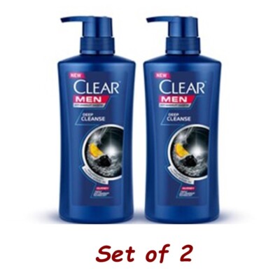 2x450 ml  New ! Clear Men Shampoo Anti-Dandruff Deep Cleanse DHL Ship