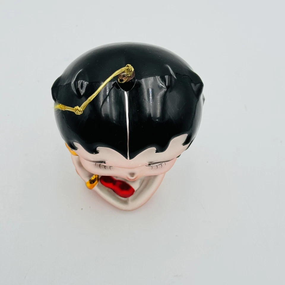 "Adorno de Navidad de vidrio soplado grande de 6"" de alto LKurt Adler Betty Boop" Foto 4 de 4