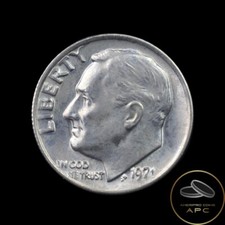 1971 P Roosevelt Dime Choice GEM++ from Mint Set High Grade Beauty++