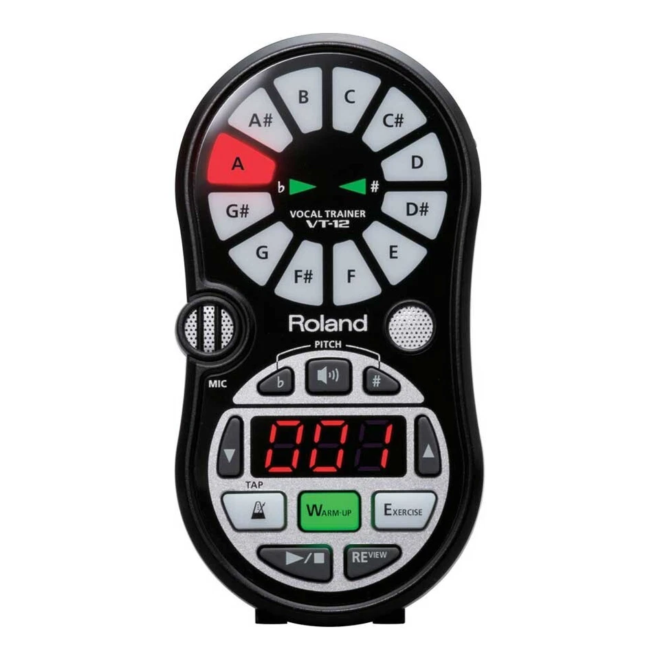 Roland VT-12 BK Vocal Trainer Ultimate Pocket Vocal Coach Black JP Analog VT12BK - Image 4 of 4