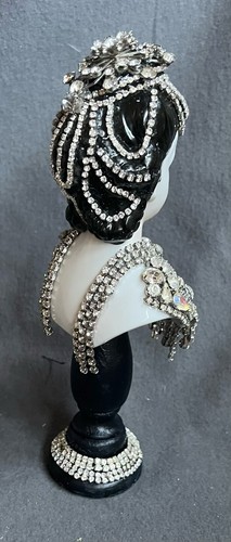 #283 Found Object Assemblage Art Vintage Bone China Doll Head - Picture 4 of 13