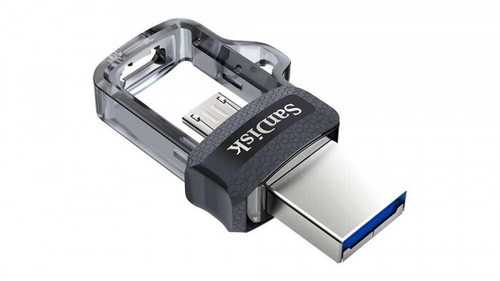 SanDisk Ultra Dual Drive M3.0 SDDD3-032G-G46 (32GB; microUSB, USB 3.0; kolor gra - Zdjęcie 3 z 7