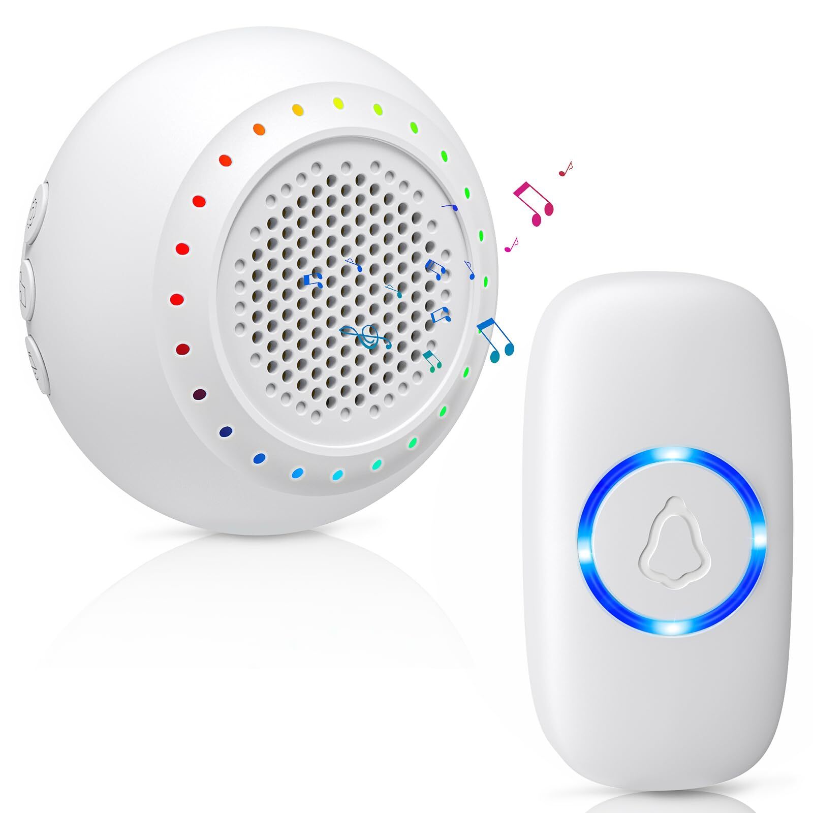 Upgrade Your Home with PHYSEN Wireless Doorbell Chime Kit - 1 Transmitter 1 Receiver-image