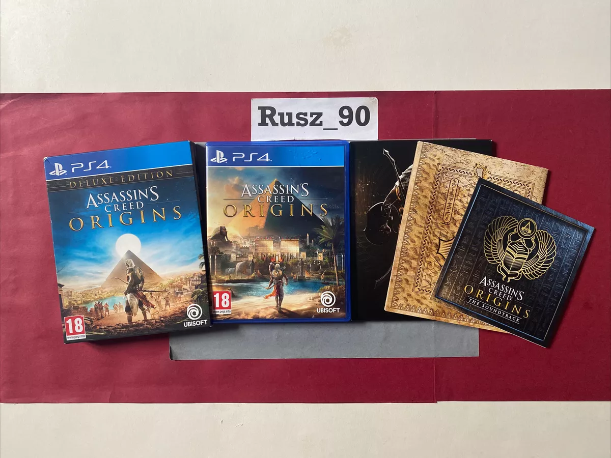 Assassins Creed Origins Deluxe Edition PS4/PS5 Map & Soundtrack NO