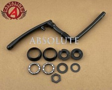 ALTALINE 6 3/4" (170MM) BICYCLE STEEL HEAVY-DUTY ONE-PIECE CRANK BLACK W/ B.B.