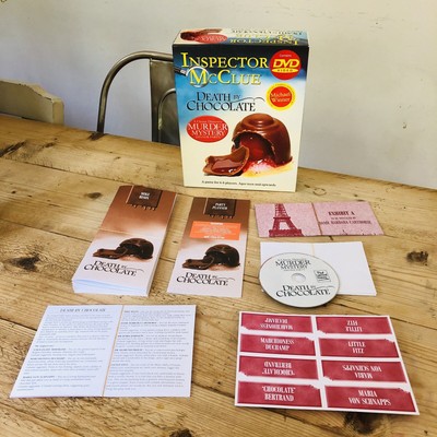 Death By Chocolate - Murder Mystery Dinner Party Game (DVD) 6-8  