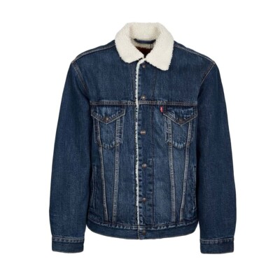 Giubbino jeans Levi Strauss & co denim invernale taglia 46