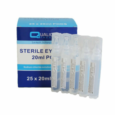 5 x 20 ml STEROWASH sterile KOCHSALZLÖSUNG AUGENSPÜLLÖSUNG Wunde Erste Hilfe Nachfüller