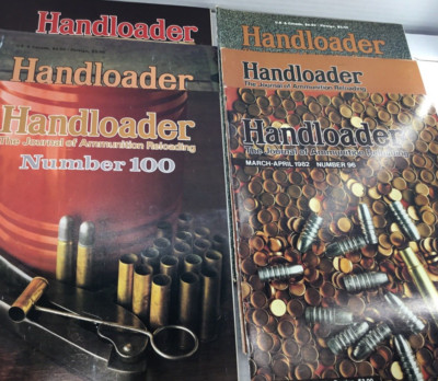 1982 Handloader Magazine Journal of Ammunition Reloading 1-6 Full Year Guns