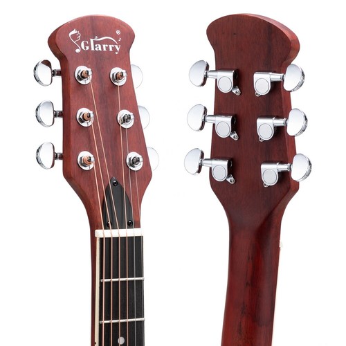 Glarry 41" Cutaway Acoustic-Electric Guitar Full-Size w/Gig Bag 2 Colors USA - Picture 5 of 24