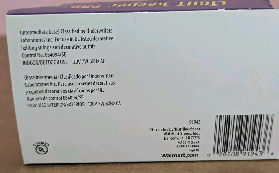 Vtg NOS Light Keeper Pro C-9 Ceramic RED Replacement Bulbs Pack Of 4 - Image 2 of 4