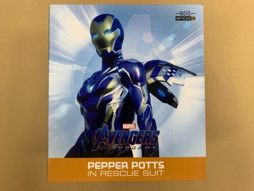 Iron Studios Avengers: Endgame 1/10 Pepper Potts in Rescue Traje Figura Estatua - Imagen 1 de 20