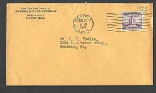 DATED 1933 COVER SEATTLE WA INGERSOLL-RAND CO ALL COMPRESSORS 