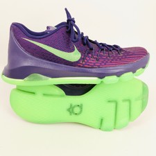 kd purple and green shoes