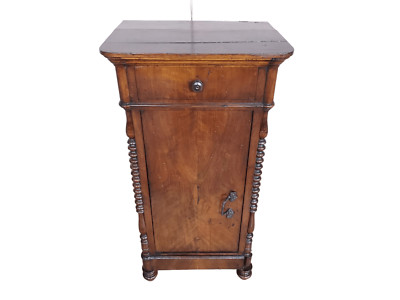 Nachttisch Einzeln IN Walnuss Original Old-Time 800 'Top Zustand