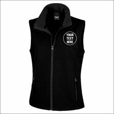 Personalised Result Core Ladies Printable Soft Shell Bodywarmer Workwear Gilet