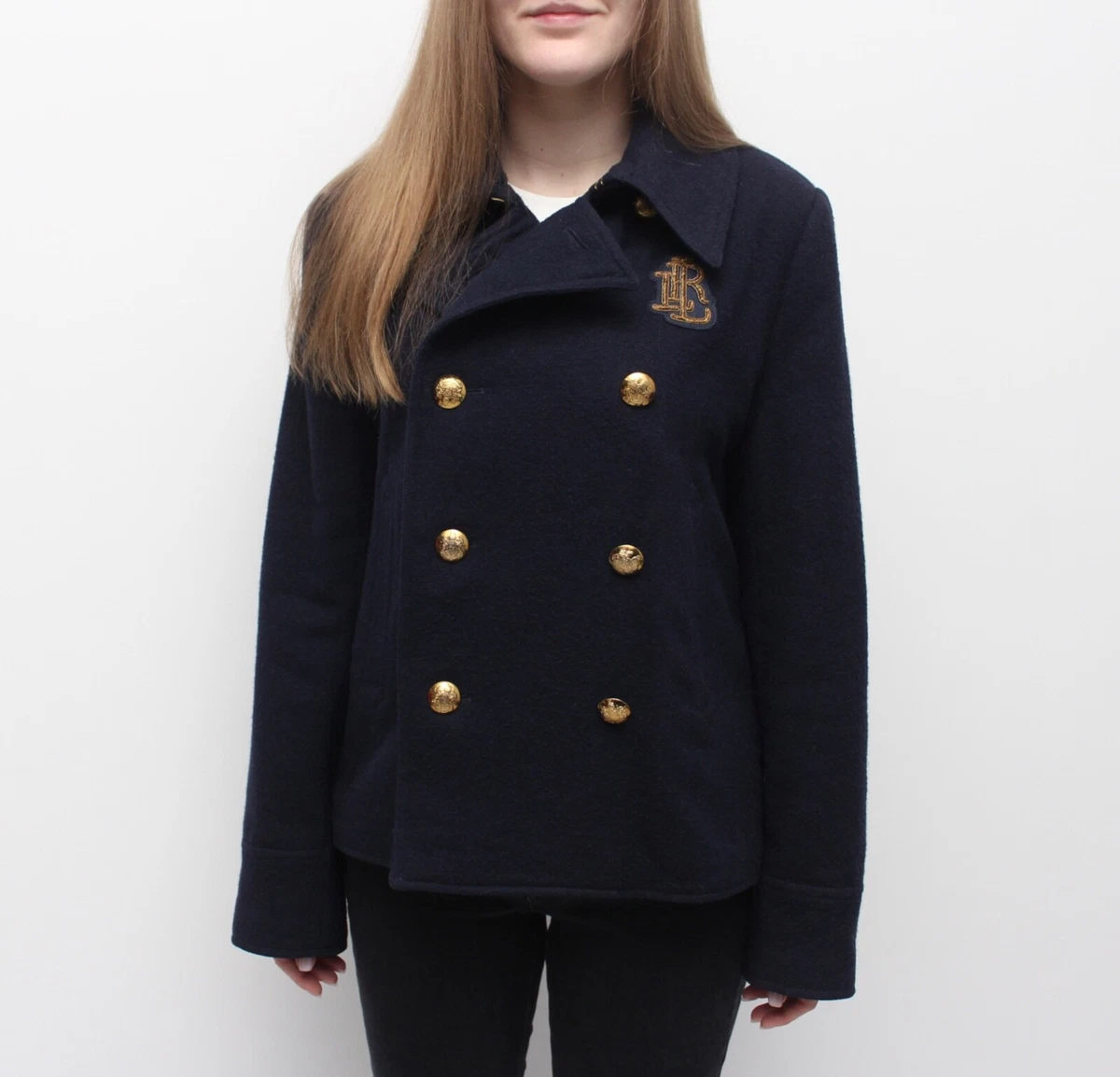 Female coat with buttons