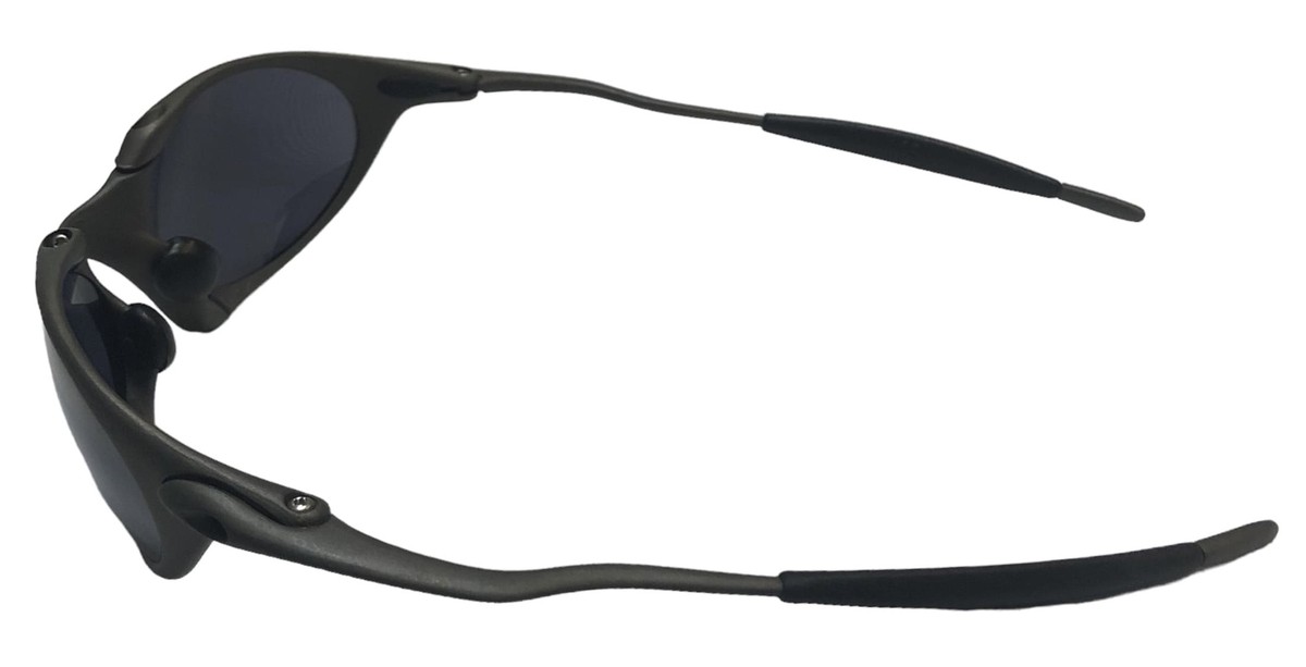OAKLEY Romeo Sunglasses Black Iridium Lenses X-Metal Frame Rubber