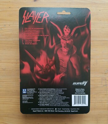 SLAYER Show No Mercy ReAction Figure Original Limited Edition
