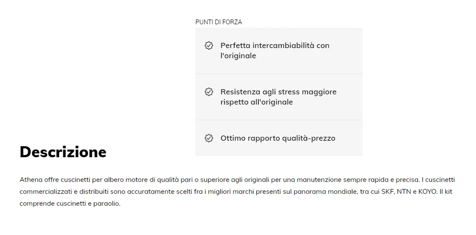 Kit Cuscinetti/Revisione Albero motore +paraoli per KTM EXC 250 2004 - 2024 - Immagine 4 di 4