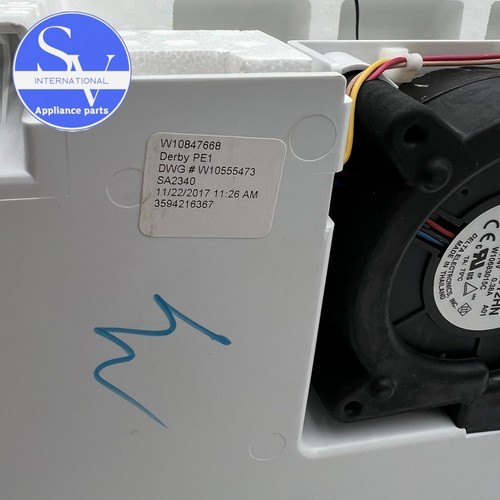 Refrigerator Cover & Fan W10555483 W10847668 W10555473 W10683015 - Picture 2 of 5