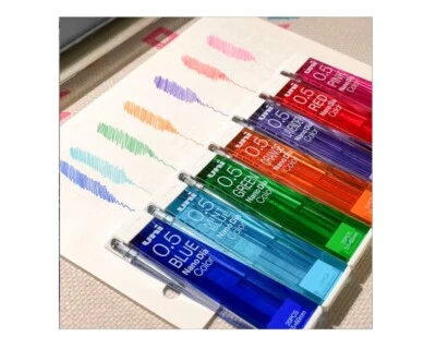 Uni Nano Dia COLOR Blended Pencil Lead Refill 0.5mm 202NDC Pencil - UK Seller