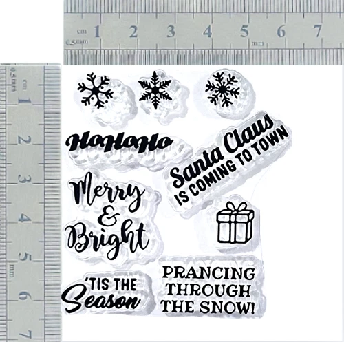 CRAFTBUG SINGLE CLEAR STAMPS ~SANTA CLAUS IS COMING TO TOWN T426-B10 - Picture 2 of 2