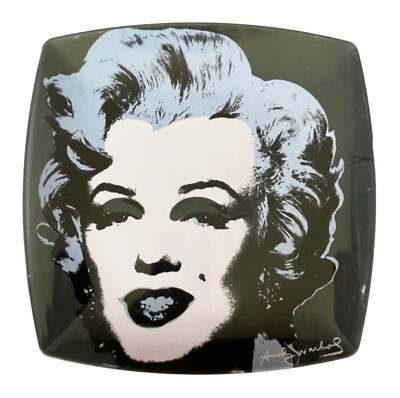 ANDY WARHOL MARILYN MONROE 4 Plate SET 8” Melamine Precidio