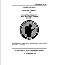 136 Page TM 10-8465-236-10 MOLLE II MODULAR LIGHTWEIGHT EQUIPMENT Manual on CD