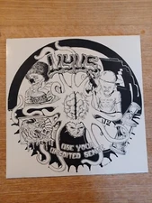 U.Y.U.S.- Use Your Unedited Sense LP COVER ONLY! NO VINYL INCLUDED! Rare TX Punk