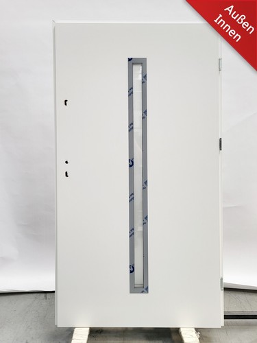 Ausstellungstür #MT10 Seitentür Stahltür ATS68 mit Zarge DIN Rechts 110x207cm - Bild 5 von 7