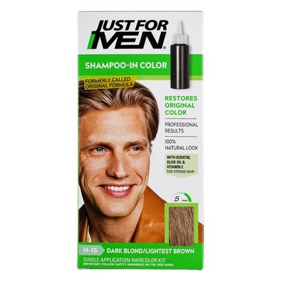 2 Pack Just For Men Original Formula Hair Color, Dark Blond/Lightest Brown H-15