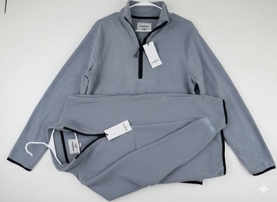 Goodfellow & Co Men's Polar Fleece Half Zip Sweatshirt - Blue Size XXL Lot Of 2