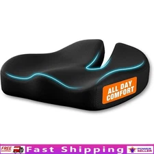 Extra Large Memory Foam Seat Cushion Office Chair Sciatica Pain Relief New