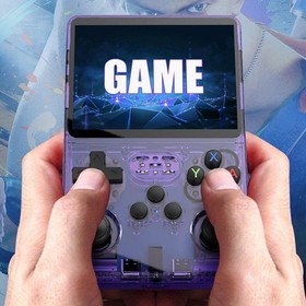 128GB, R36S Retro Handheld Video Game Console 20000 Games 3.5 Inch IPS Scree