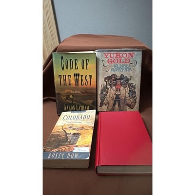 Lot of 4 BOOKS # hARD BACK ! pAPERBACK  Western Books