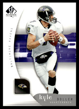 2005 SP Authentic Kyle Boller #7 Baltimore Ravens NFL Football 