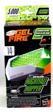 Nerf Pro Gelfire Nightfall Hopper & 5000 Glow in The Dark Dehydrated Rounds P...