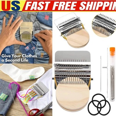 Knit Patch Darning Loom, Knitpatch Patchmaker 2.0 Kit, Loom Knitting Machine AE