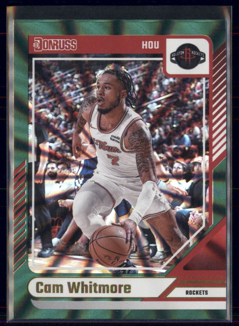 2024-25 Panini Donruss - Cam Whitmore #167 Holo Green Laser